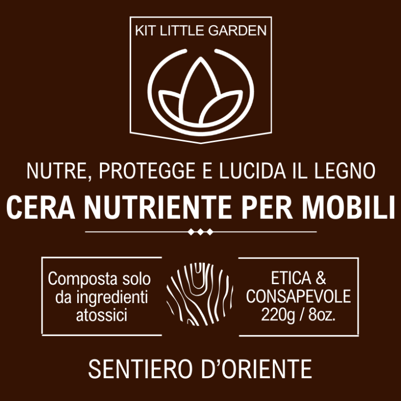 Oriental Trail Nourishing Wax for Furniture Little Garden Kit