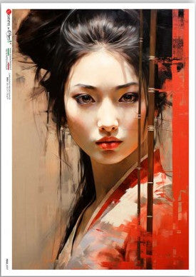 Paper Designs - Kimono Girl