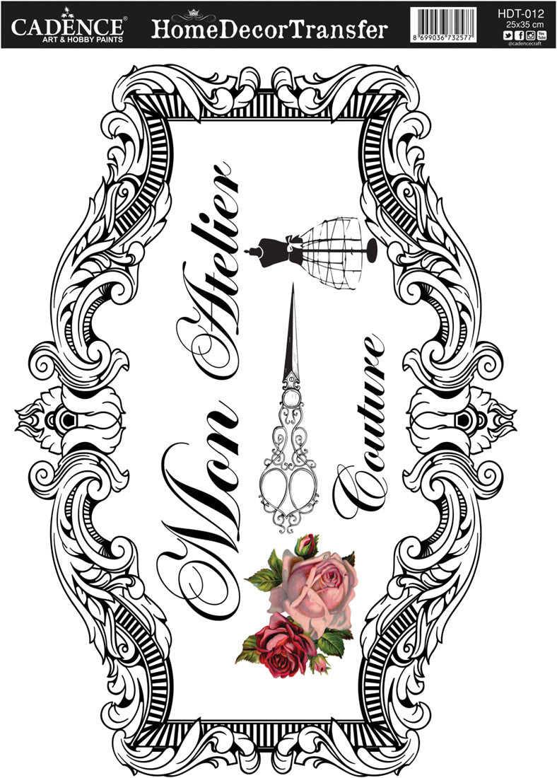 Cadence Home Deco Transfer 25x35 cm - Mon Atelier