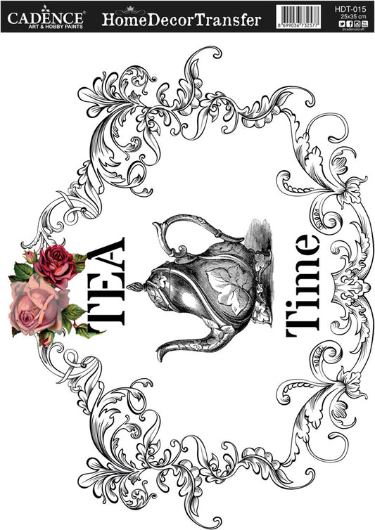 Cadence Home Deco Transfer 25x35 cm - Tea Time