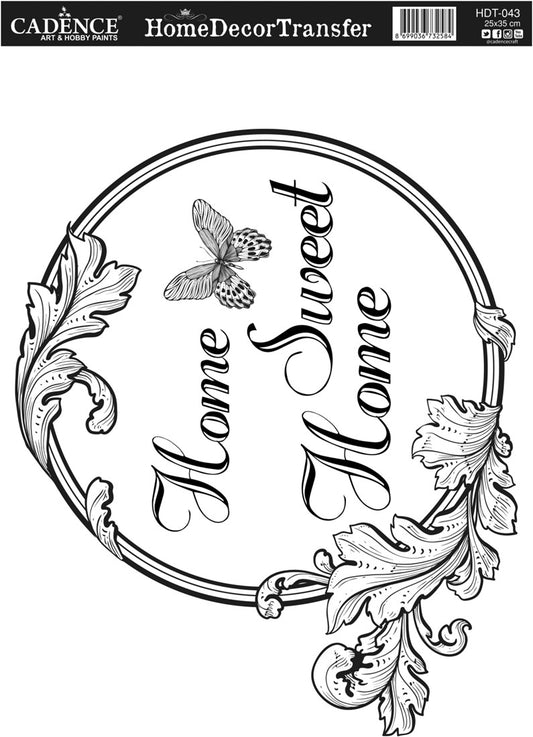 Cadence Home Deco Transfer 25x35 cm - Home Sweet Home (2)