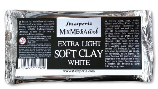 Stamperia - Soft Clay gr 160 bianca