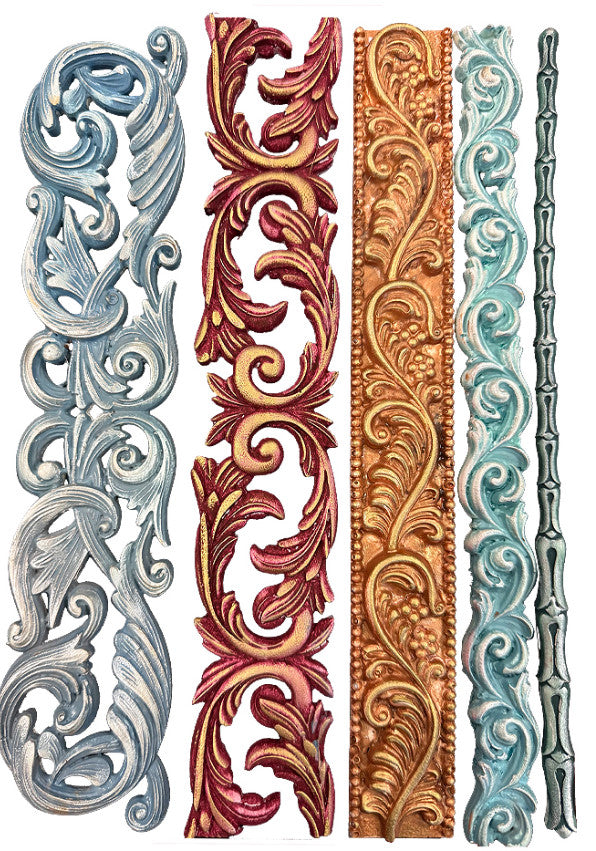 Stamperia - Stampo in silicone A4 - Bordure 29,7x21 cm