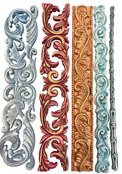 Stamperia - Stampo in silicone A4 - Bordure 29,7x21 cm