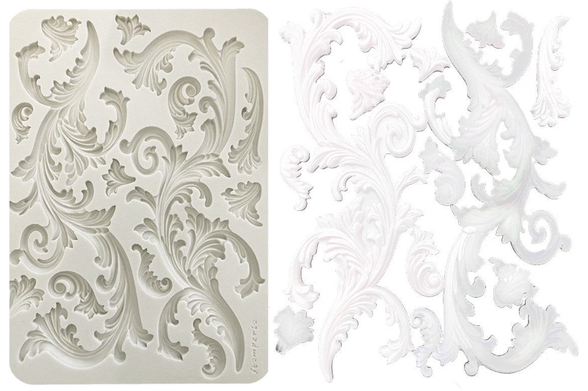 Stamperia - Stampo in silicone A4 - Decori 29,7x21 cm