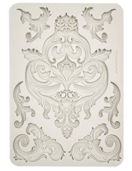 Stamperia - Stampo in silicone A4 - Fregio e angoli 29,7x21 cm