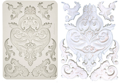 Stamperia - Stampo in silicone A4 - Fregio e angoli 29,7x21 cm