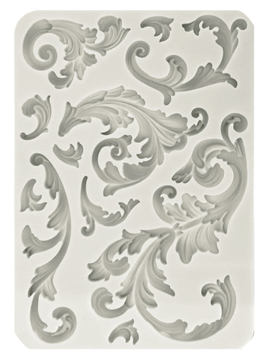 Stamperia - Stampo in silicone A5 Sir Vagabond in Fantasy World angoli e ornamenti