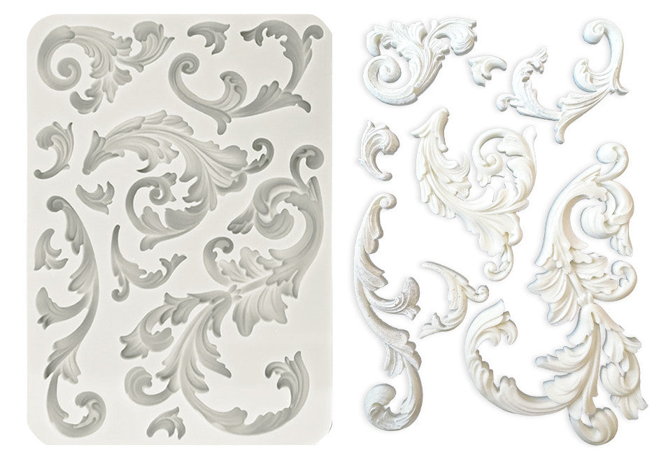 Stamperia - Stampo in silicone A5 Sir Vagabond in Fantasy World angoli e ornamenti