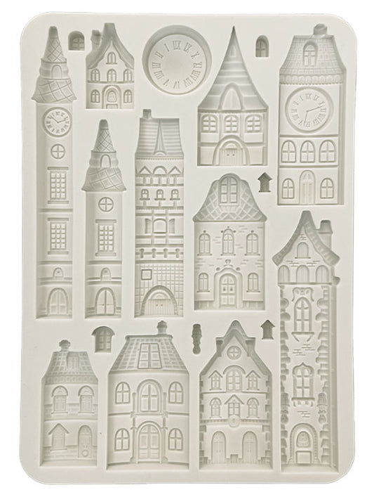 Stamperia - Stampo in silicone A5  Gear up for Christmas Casette