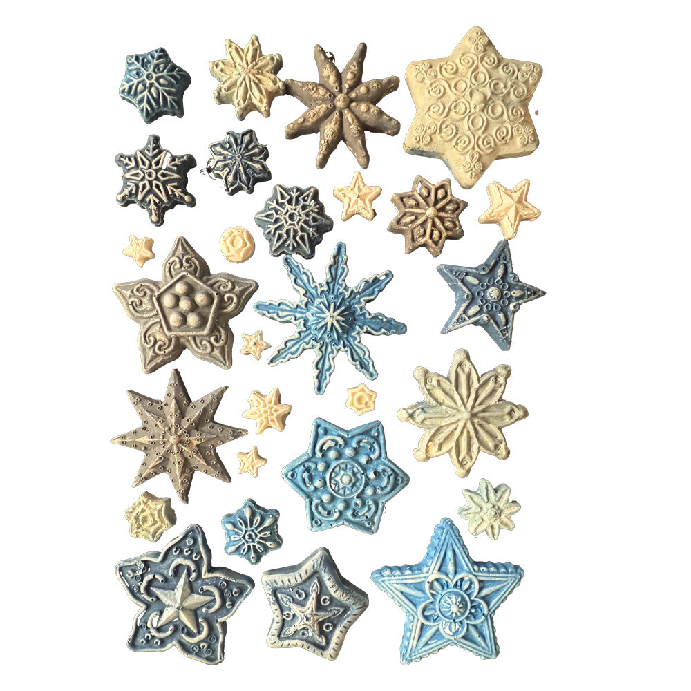 Stamperia - Stampo in silicone A5  Gear up for Christmas Stelle