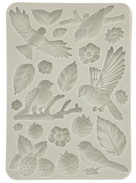 Stamperia - Stampo in silicone A5  Forest Uccellini
