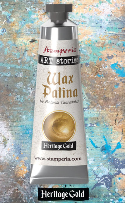 Stamperia - Wax Patina ml 40 - Heritage gold