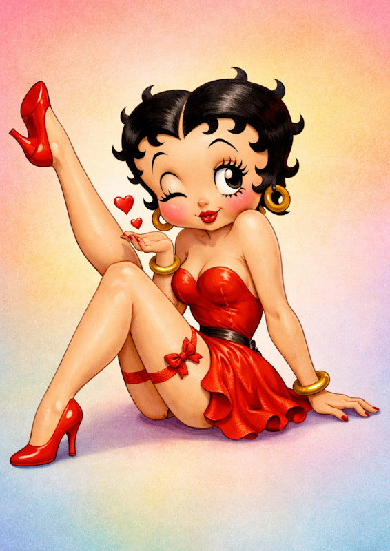 Decoupage MyRestyling - Glamorous Betty Boop