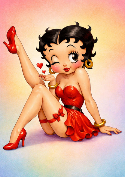 Decoupage MyRestyling - Glamorous Betty Boop