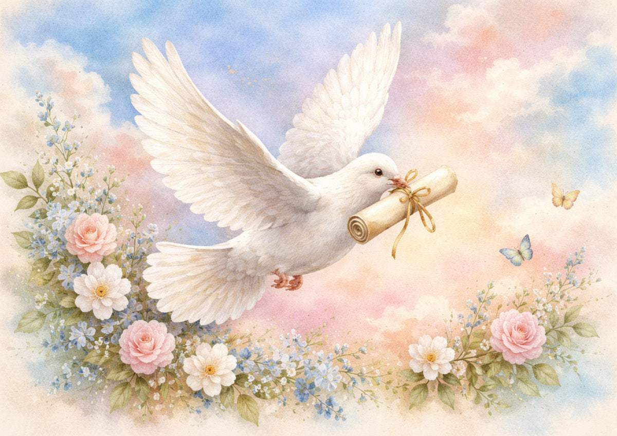 Decoupage MyRestyling - Paloma of Peace