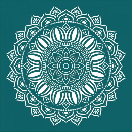 Stencil Mandala 1 60x60