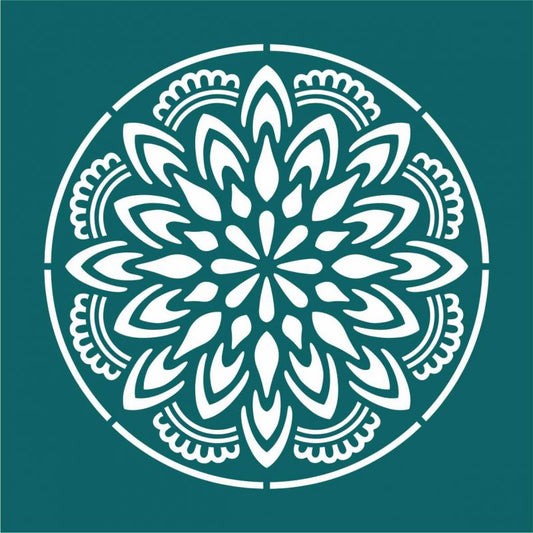 Stencil Mandala 2 25x25