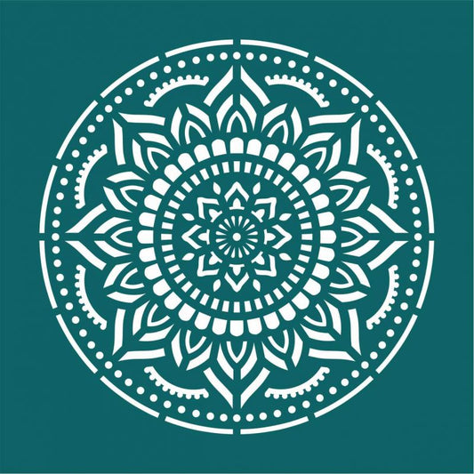 Stencil Mandala 3 25x25
