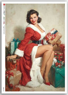 Paper Designs - Pin-up di Natale con Regali