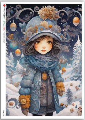 Paper Designs - Bambina nella Neve