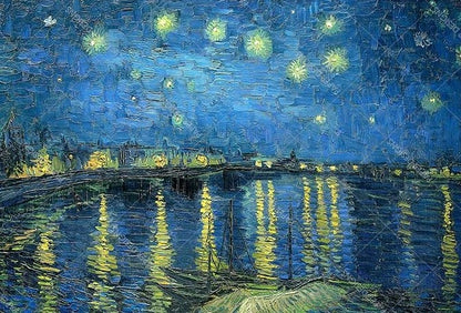 Paper Designs - Decoupage Starry Night Over the Rhone by Vincent Van Gogh