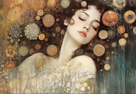 Paper Designs - Decoupage Sleeping Lady