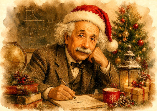 Decoupage MyRestyling - Einstein for Christmas