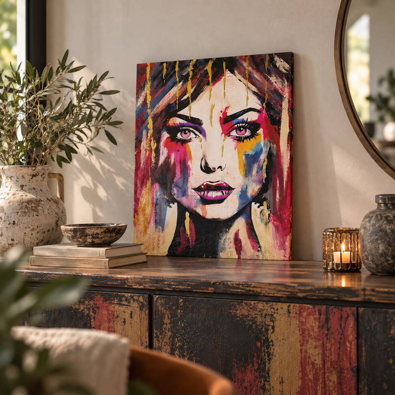 Gold Tears Canvas 40x50 cm