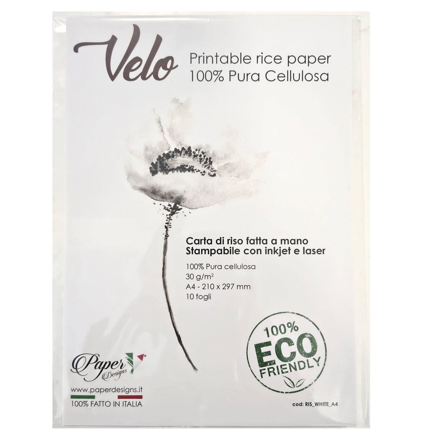 Carta di Riso per Decoupage 10 fogli A4
