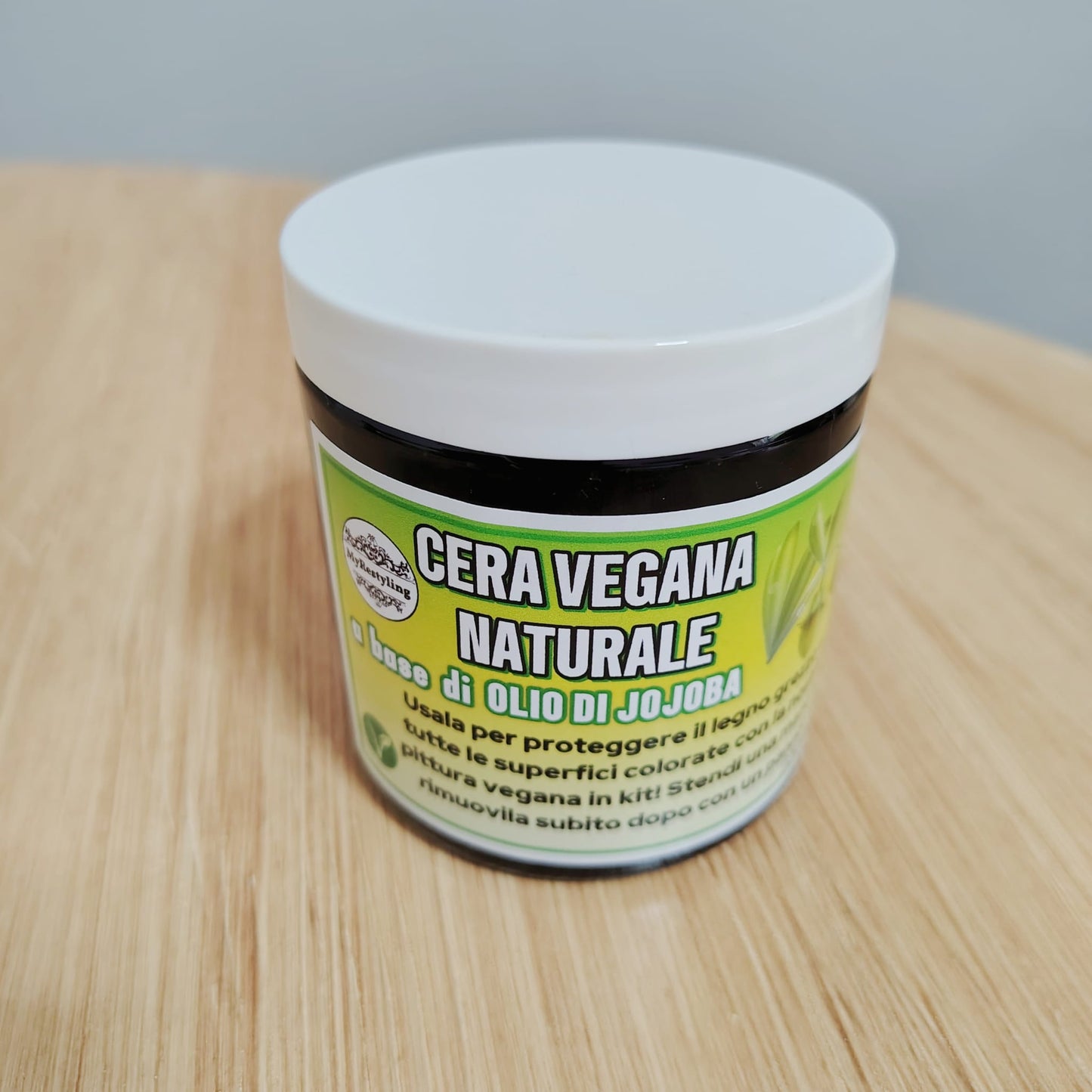 Cera Vegana Naturale MARRONE a base di Olio di Jojoba 200 gr