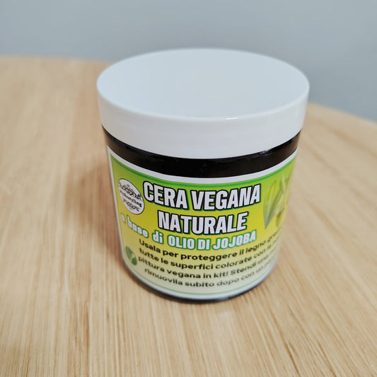 Cera Vegana Naturale MARRONE a base di Olio di Jojoba 200 gr
