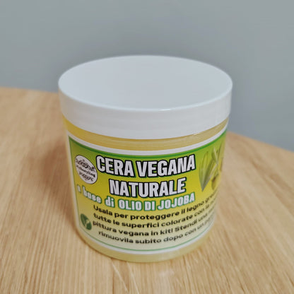 Cera Vegana Naturale a base di Olio di Jojoba 200 gr