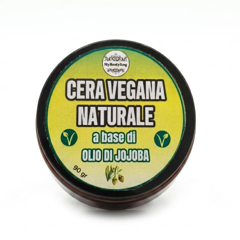 Cera Vegana Naturale MARRONE a base di Olio di Jojoba 90 gr