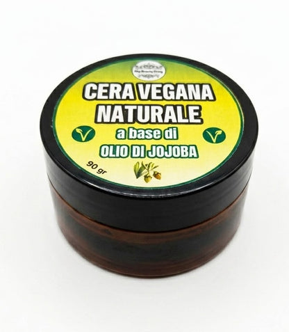 Cera Vegana Naturale MARRONE a base di Olio di Jojoba 90 gr