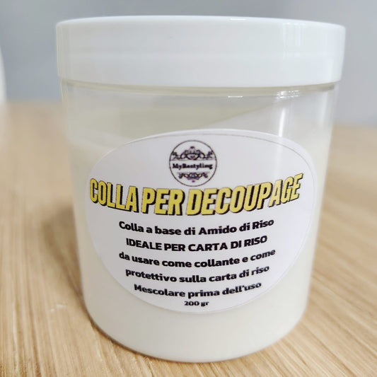 Colla e Protettivo per Decoupage 200gr