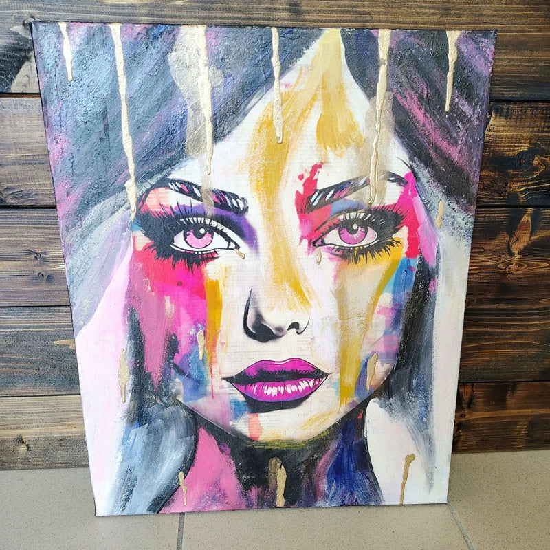 Canvas Fragmented Soul 40cm x 50cm