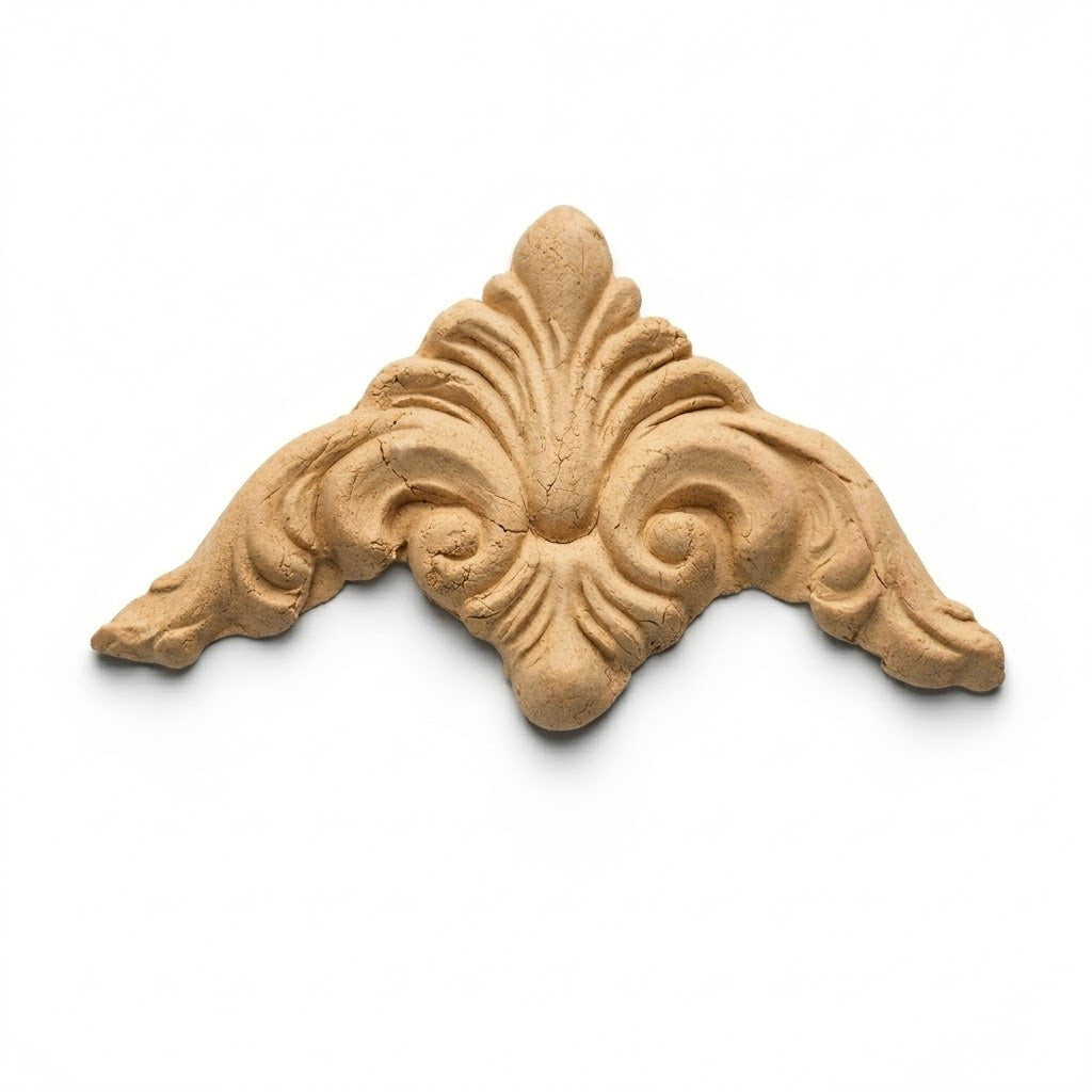 Fregio fatto a mano Garbino Angolare 11x4 cm