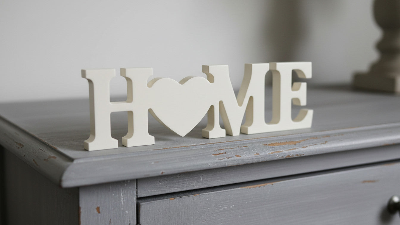Home – Scritta Decorativa Artigianale in Resina