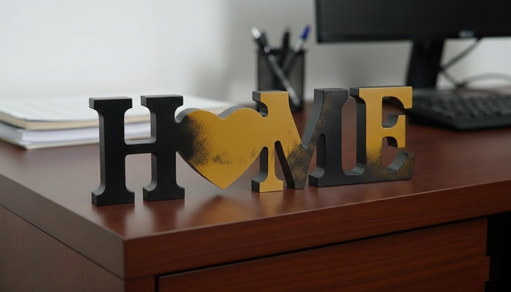 Home – Scritta Decorativa Artigianale in Resina