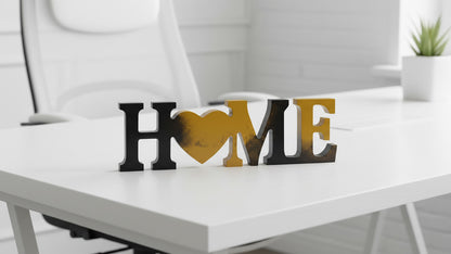 Home – Scritta Decorativa Artigianale in Resina