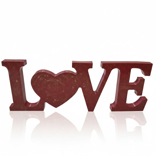 Love – Scritta Decorativa Artigianale in Resina