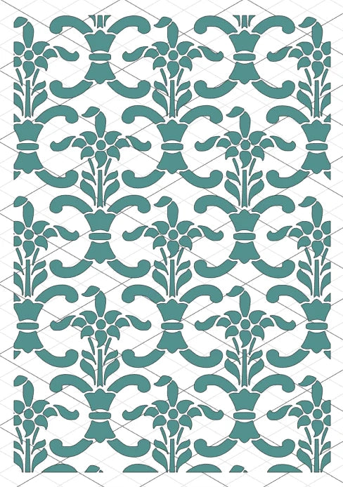 DT Stencil - M50 TEXTURE IRIS