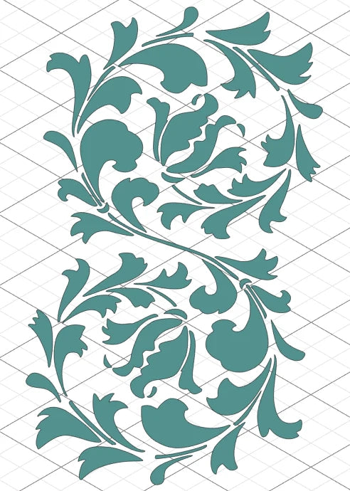 DT Stencil - M67 ACANTHUS VINE