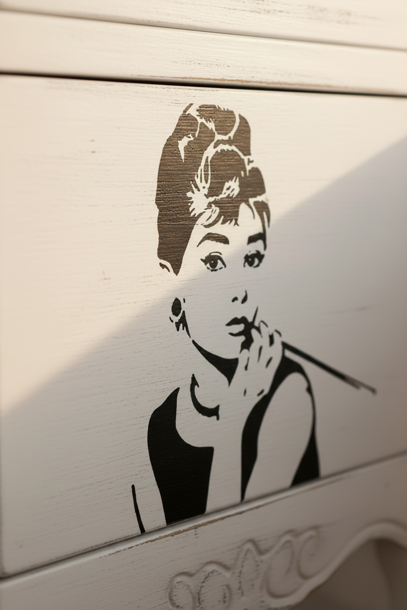 DT Stencil - S231 AUDREY H.
