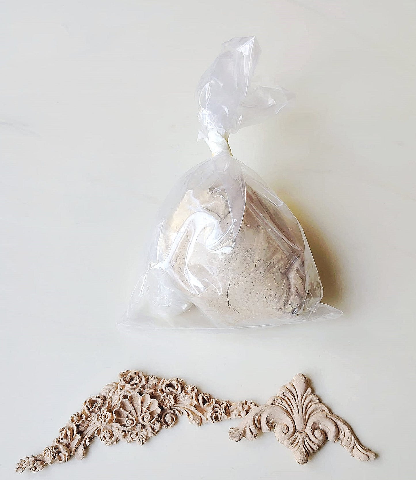 Pasta di legno modellabile per fregi 1 kg