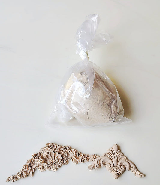 Pasta di legno modellabile per fregi 1 kg