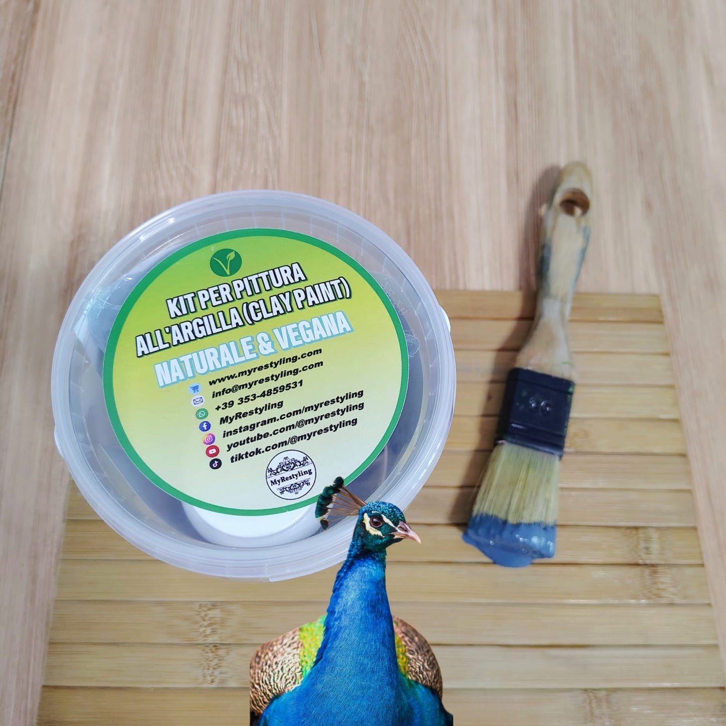 Kit pittura BLUE PEACOCK