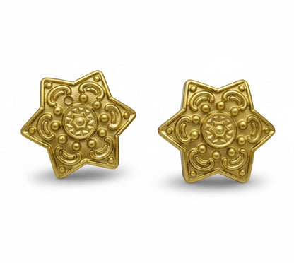Coppia di Pomelli Sky Stars - Artigianali in Resina Poliuretanica, Dipinti a Mano