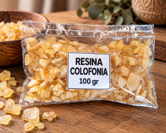 Resina Colofonia (Pece Greca) Naturale – 100 g | Per Restauro, Vernici, Liuteria, Grip e Saldatura